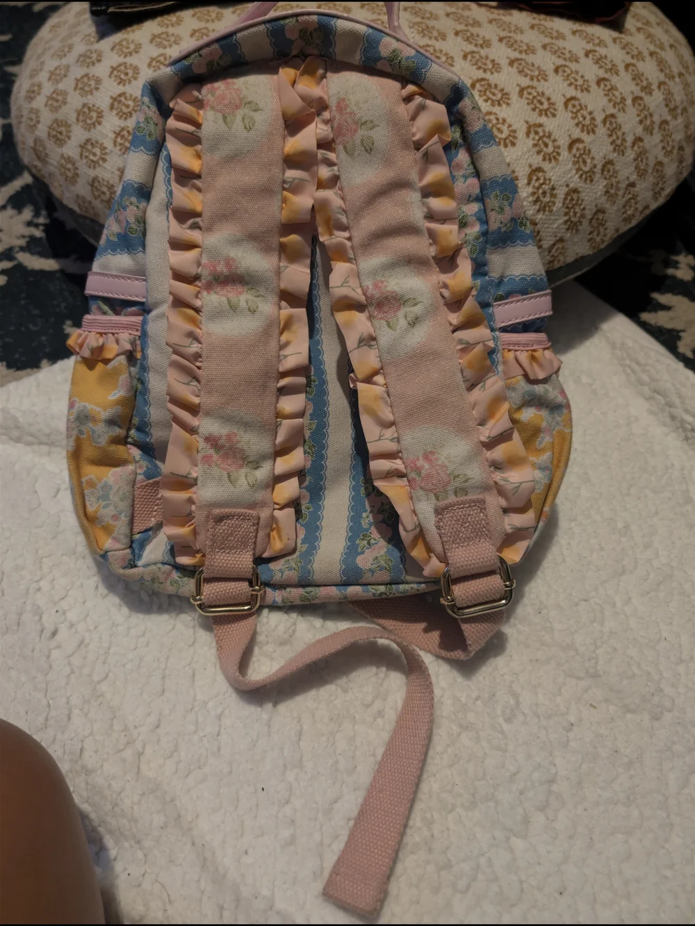Loveshackfancy Pink Floral Crossbody Bag